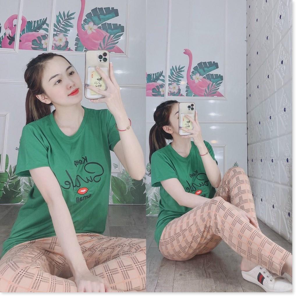 SET BỘ THUN NỮ QUẦN DÀI SIÊU XINH,HỌA TIẾT ÁO VÔ CÙNG XINH XẮN 1HIT1 FASHION