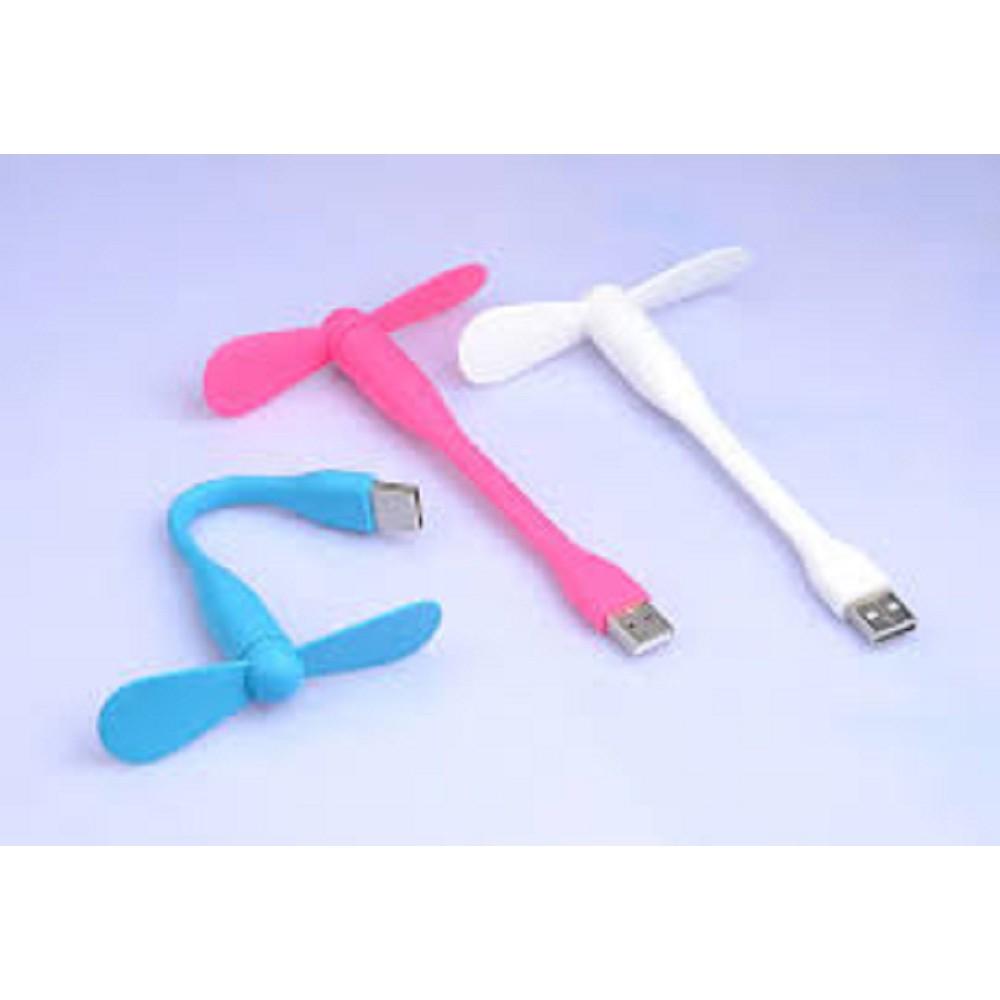 Quạt usb 2 cánh nhiều màu, siêu mát, siêu cute (loại xịn)