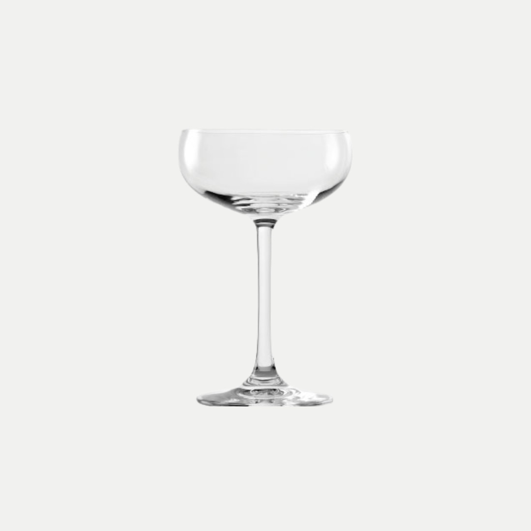 Ly Champane Pha Lê Cao Cấp Stoelzle Sparkling &amp; Water Jive Champagne Saucer 230ml - Thiết Kế Sành Điệu, Mang Màu Sắc Lễ Hội - Lý Tưởng Để Xây Tháp Rượu Champagne