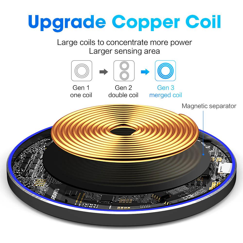 Tấm đệm bộ sạc không dây nhanh 100W cho iPhone 14 13 12 11 XS Pro Max XR x 8 Plus cho Samsung S22 S21 S20 Sạc cảm ứng nhanh