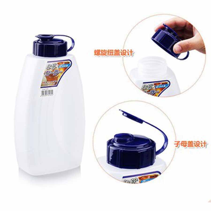 Bình nhựa có nắp đậy chịu nhiệt cao cấp với dung tích 2000ml - Hàng Nội Địa Nhật