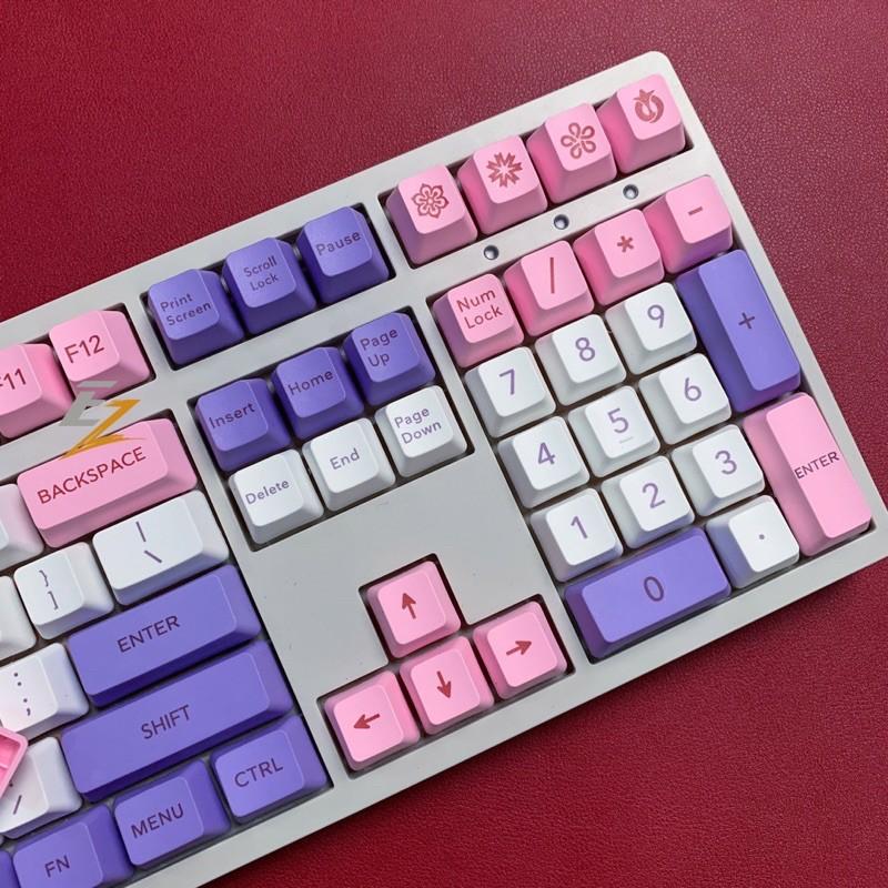 Set Keycap Hana Thick pbt Oem 108 nút cho bàn phím cơ