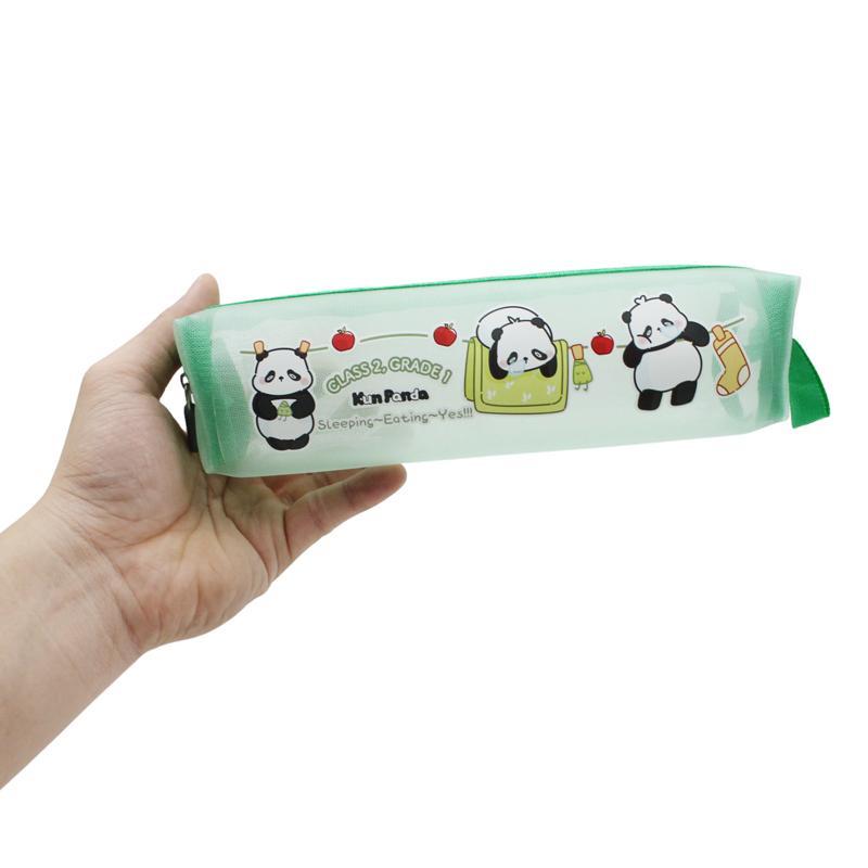 Bóp Viết Nhựa Trong Hình Gấu Trúc Kun Panda - iiGEN Z2912 - Màu Xanh Lá