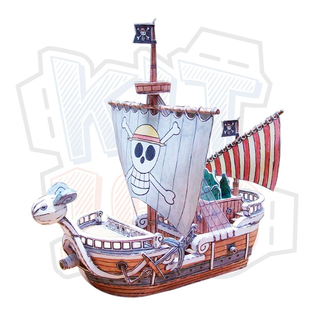 Mô hình giấy Anime One Piece tàu thuyền Going Merry ver 2