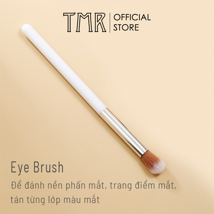 Cọ Trang Điểm TMR đầu tròn bỏ túi, cọ phủ phấn Snow White Make up brush _cọ mắt, Makeup Beauty chất lượng, chuyên nghiệp