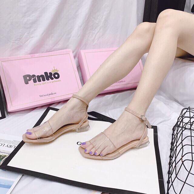 Giày sandal tiểu thư phong cách hàn quốc