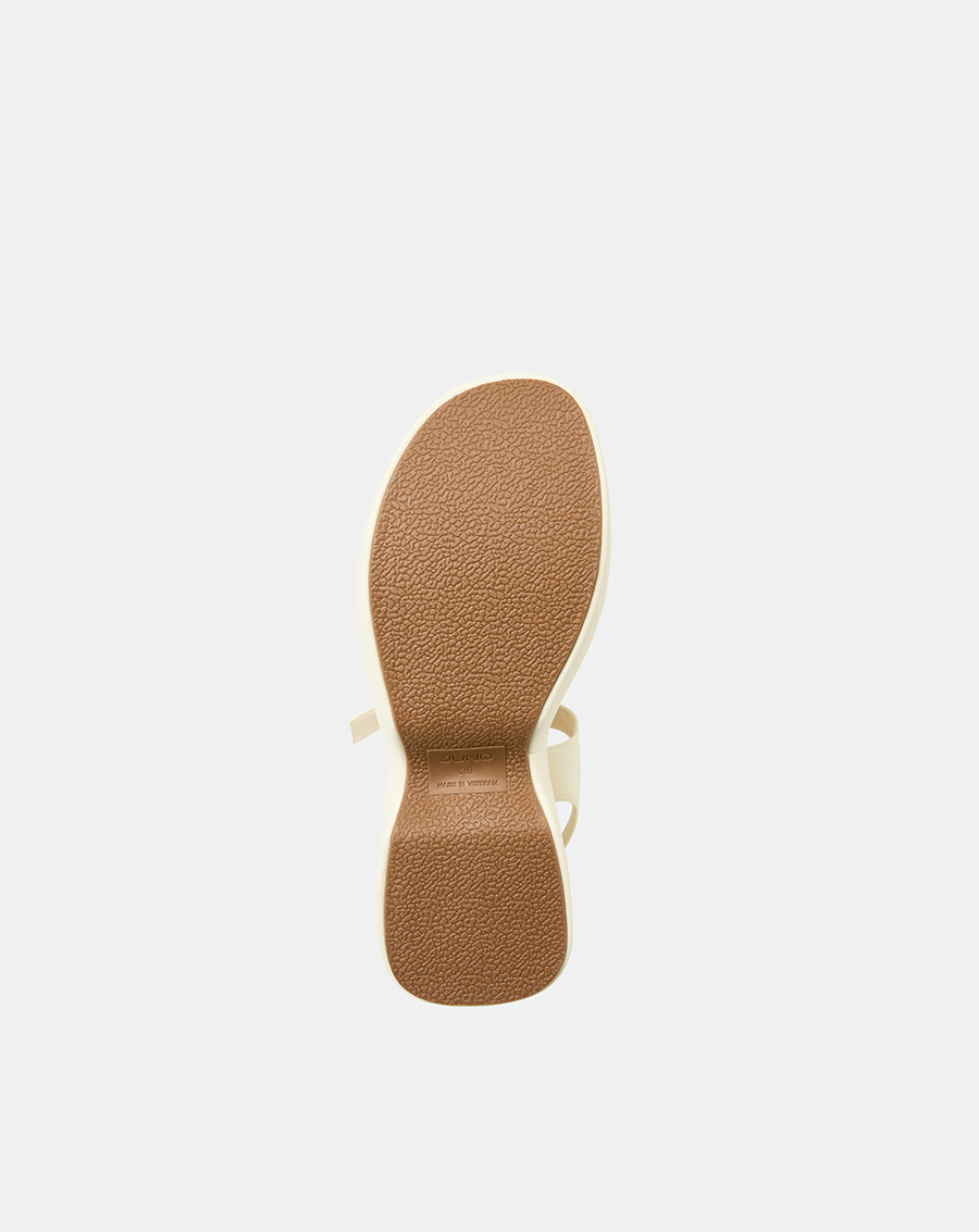 Giày Sandal Nữ 9cm Thời Trang JUNO Sandal Đế Xuồng Quai Ngang Quai Cổ Chân SD09119