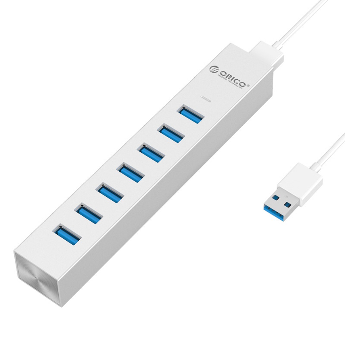 Bộ chia USB HUB 7 cổng USB 3.0 Type C Orico ASH7-U3 - Hàng Chính Hãng