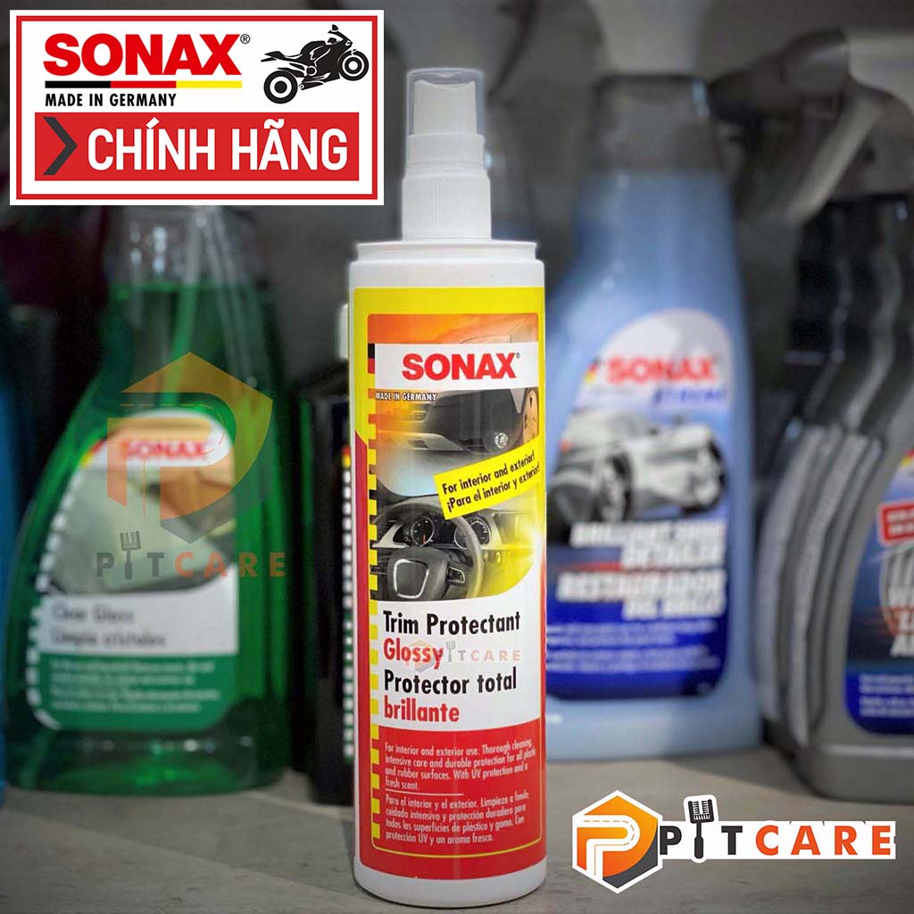 Chai xịt làm sạch và bảo dưỡng nhựa trong và ngoài xe Sonax 380041 dung tích 300ml