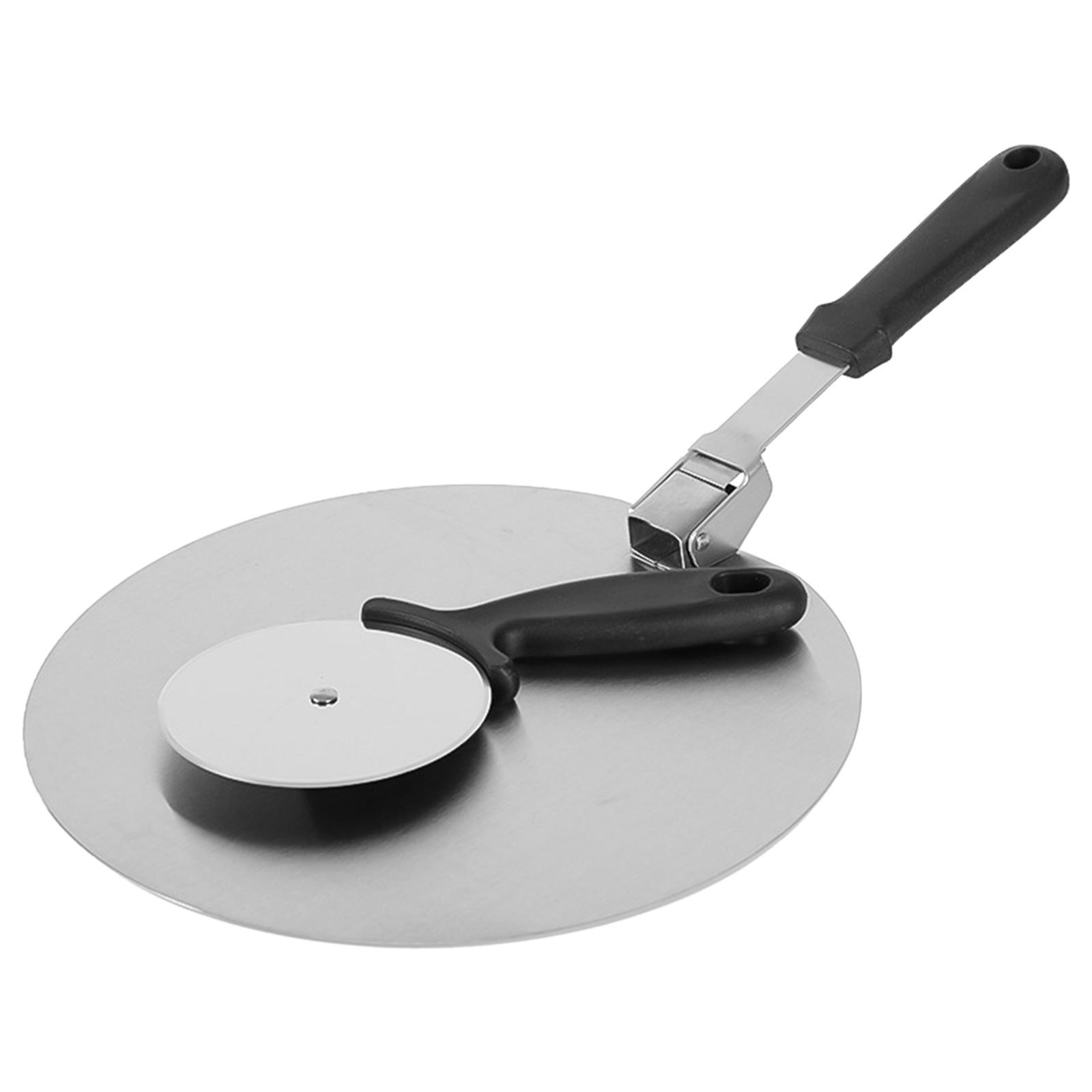 Foldable Pizza Shovel Pizza Spatula with Handle for Home Baking Pizza Cake