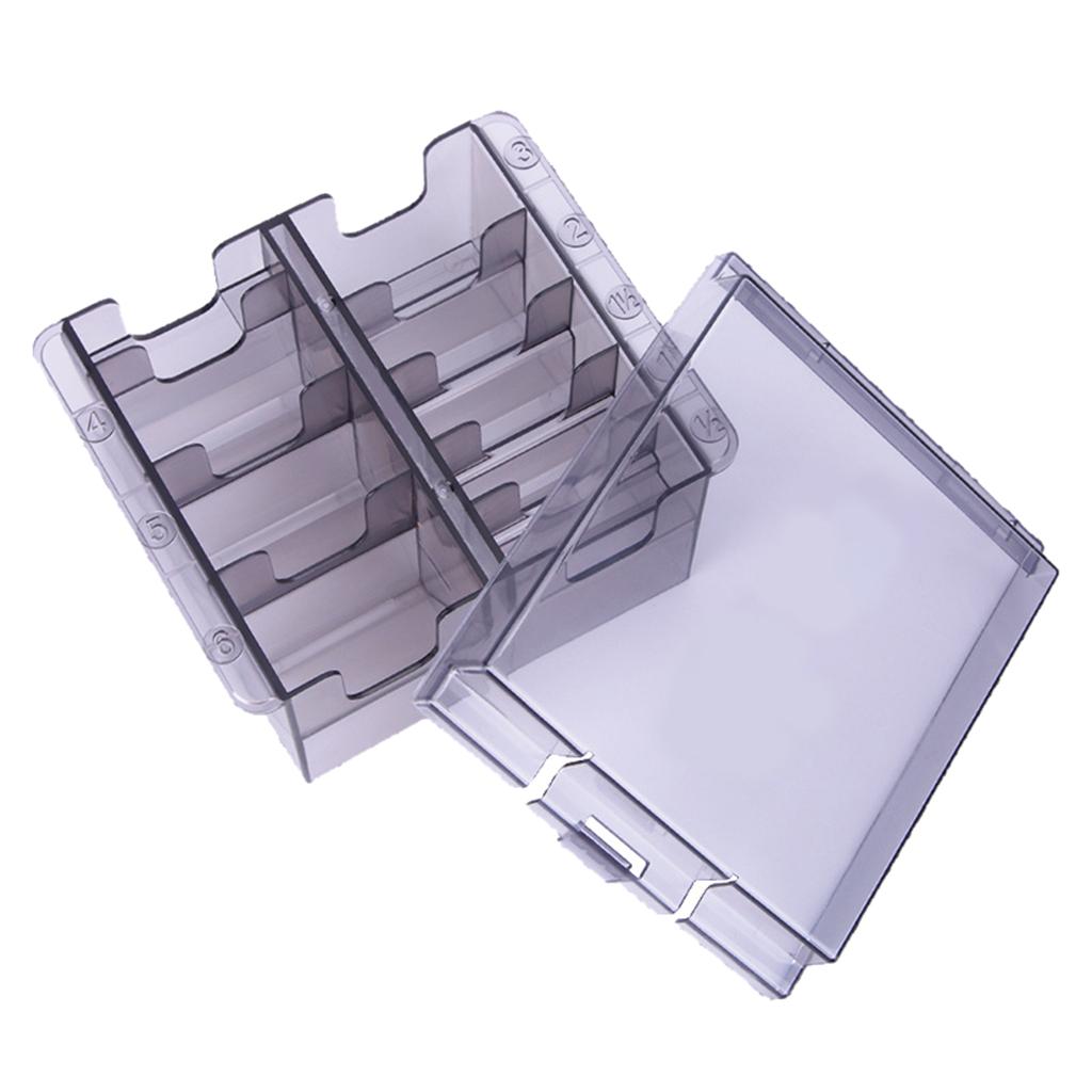 Transparent Hair Clipper Storage Box,Organizer Base Case, Electric Fader Caliper Comb Storage Hairdresser Tool