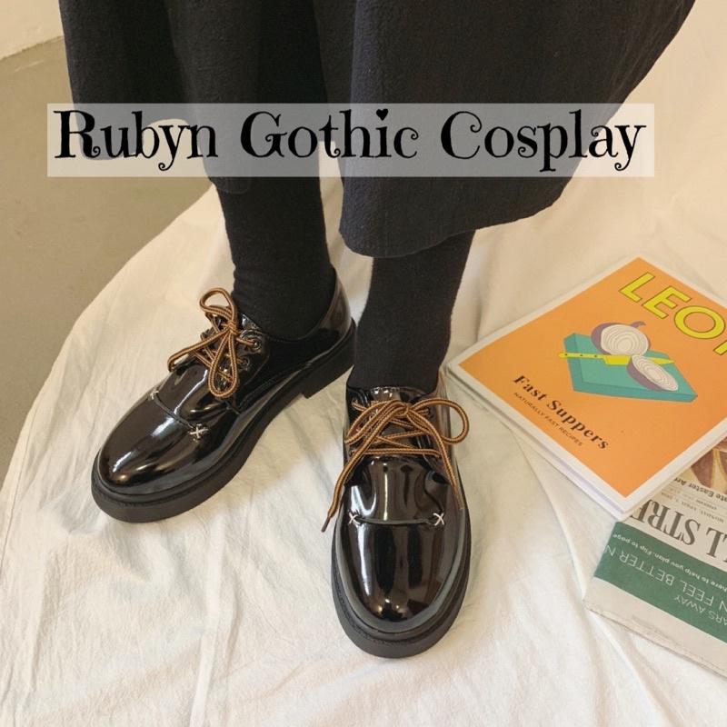 Giày Oxford Đơn Giản xx Dây Buộc Màu Nâu ( BÓNG VÀ NHÁM ) Size 35 - 40