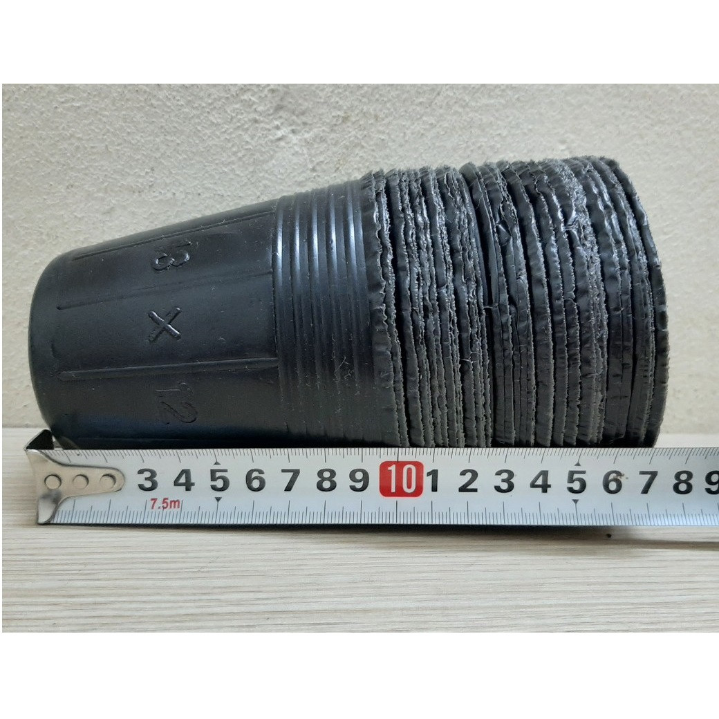 5Kg Chậu nhựa mềm ươm cây 13x12 - bịch, túi bầu ươm cây 13x12; đường kính miệng x cao: 10.5x10cm