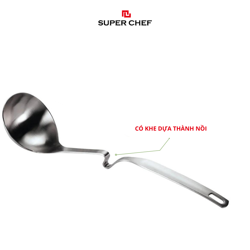 Vá súp có miệng rót Super Chef