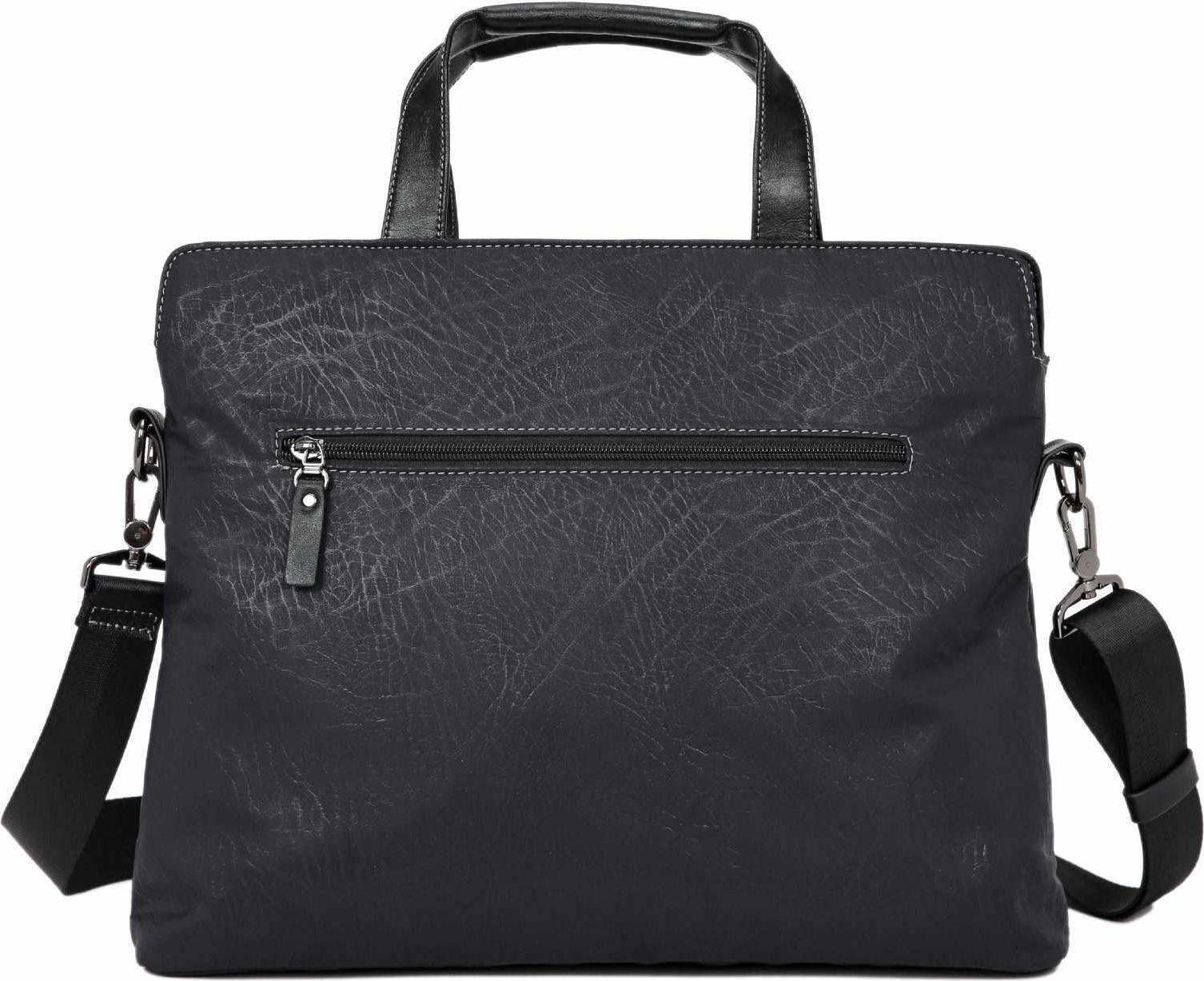 Men'S Fashion Laptop Handbag Pu Leather Business Briefcase