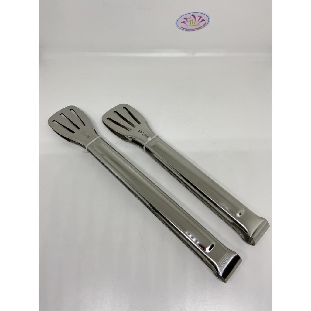 Bộ kẹp gắp thịt nướng, gắp bánh, kẹp bánh mì inox 304 bóng vệ sinh an toàn và rất tiện dụng inox 304 Hcm