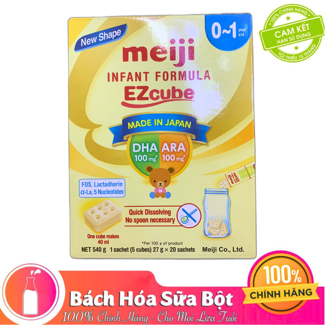 Sữa Thanh Meiji 0-1 Infant Formula Dạng Viên 540g