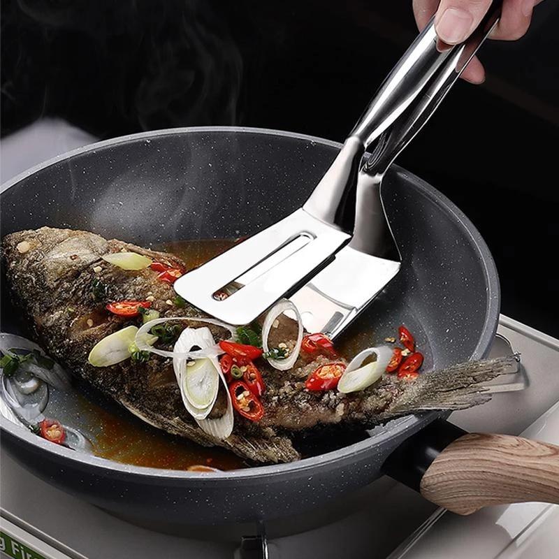 Kẹp Gắp Thức Ăn Bằng Thép Không Gỉ