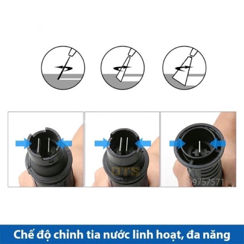 Béc xịt rửa xe mỏ vịt kiểu gài gắn sung xịt rửa áp lực cao - Lắp được bình bọt tuyết 0,5L