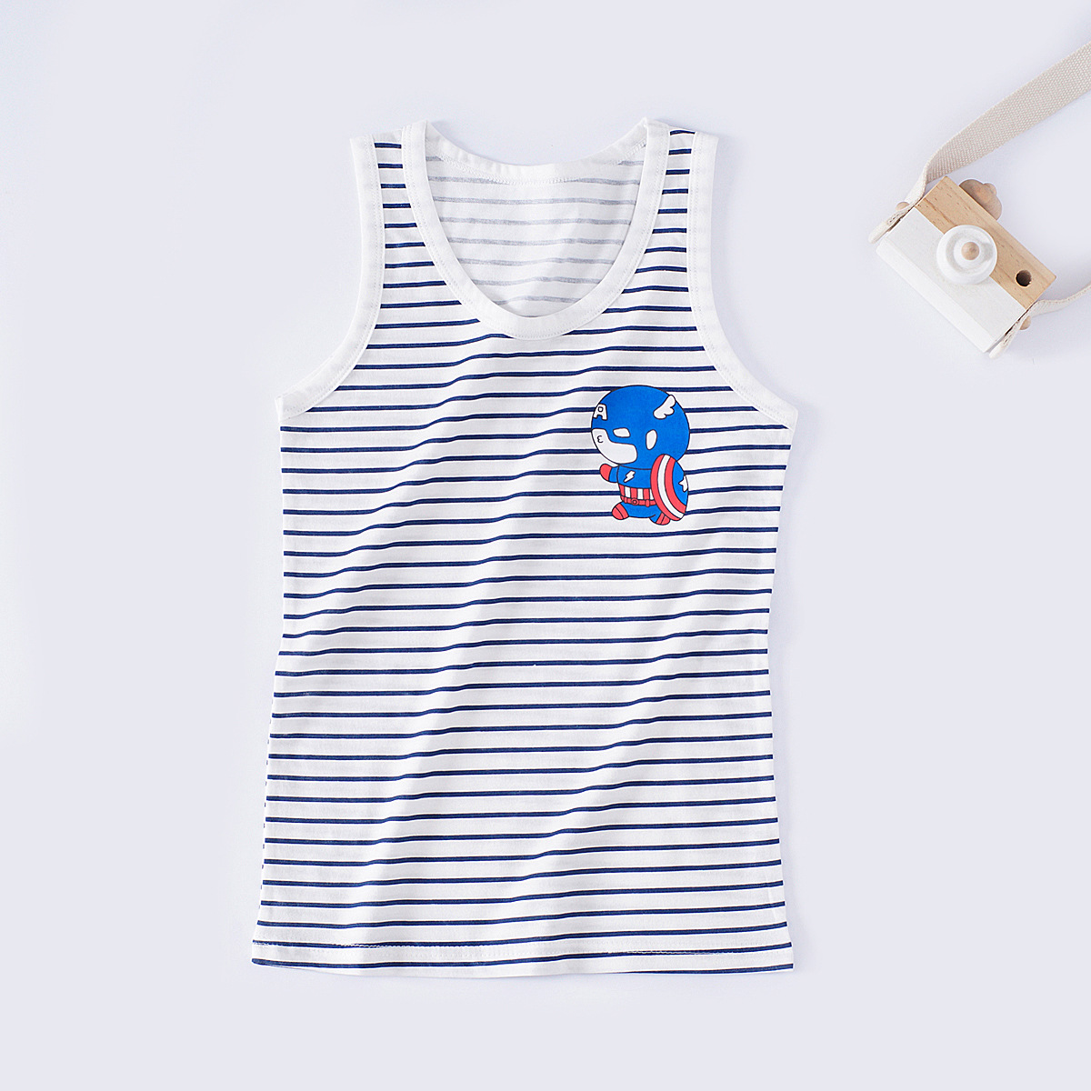 Áo ba lỗ bé trai áo ba lỗ cho bé in hình ngộ nghĩnh chất cotton