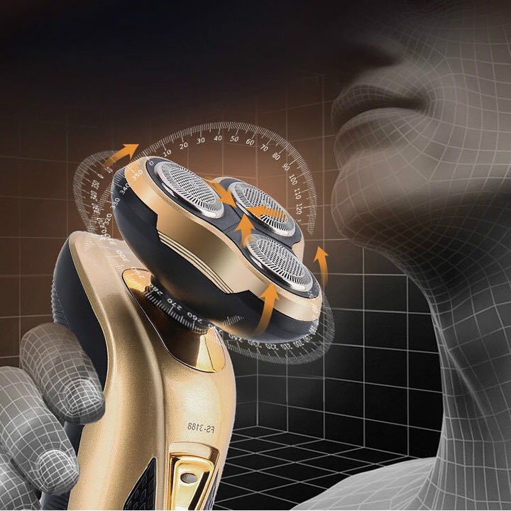 Máy cạo râu đa năng thông minh 3 lưỡi sạc điện mini