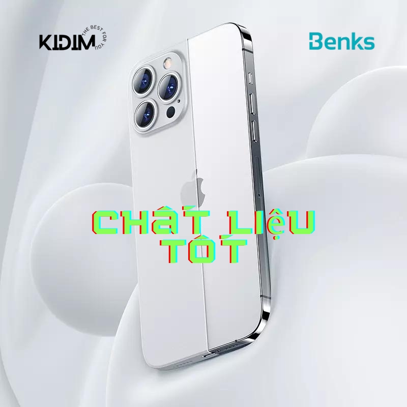 Ốp lưng siêu mỏng Benks Lollipop chất liệu PP hỗ trợ sạc Mag safe chống vân tay cho iPhone14 Pro Max/14 Pro/14 Plus/14-Hàng chính hãng