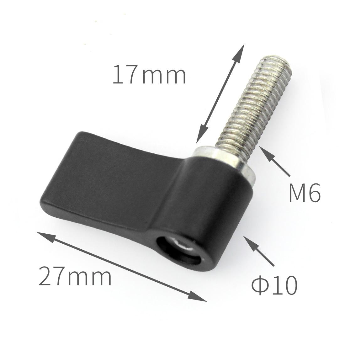 Tay cầm vít m5 m6 Chủ đề 17mm điều chỉnh vít cho GoPro Hero 10 9 8 7 5 camera hành động cho máy ảnh DSLR Phụ kiện phòng thu hình ảnh