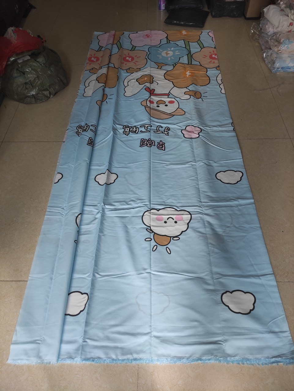 Vải may chăn ga áo gối,gối ôm khổ 2m35 nhiều mẫu họa tiết dễ thương