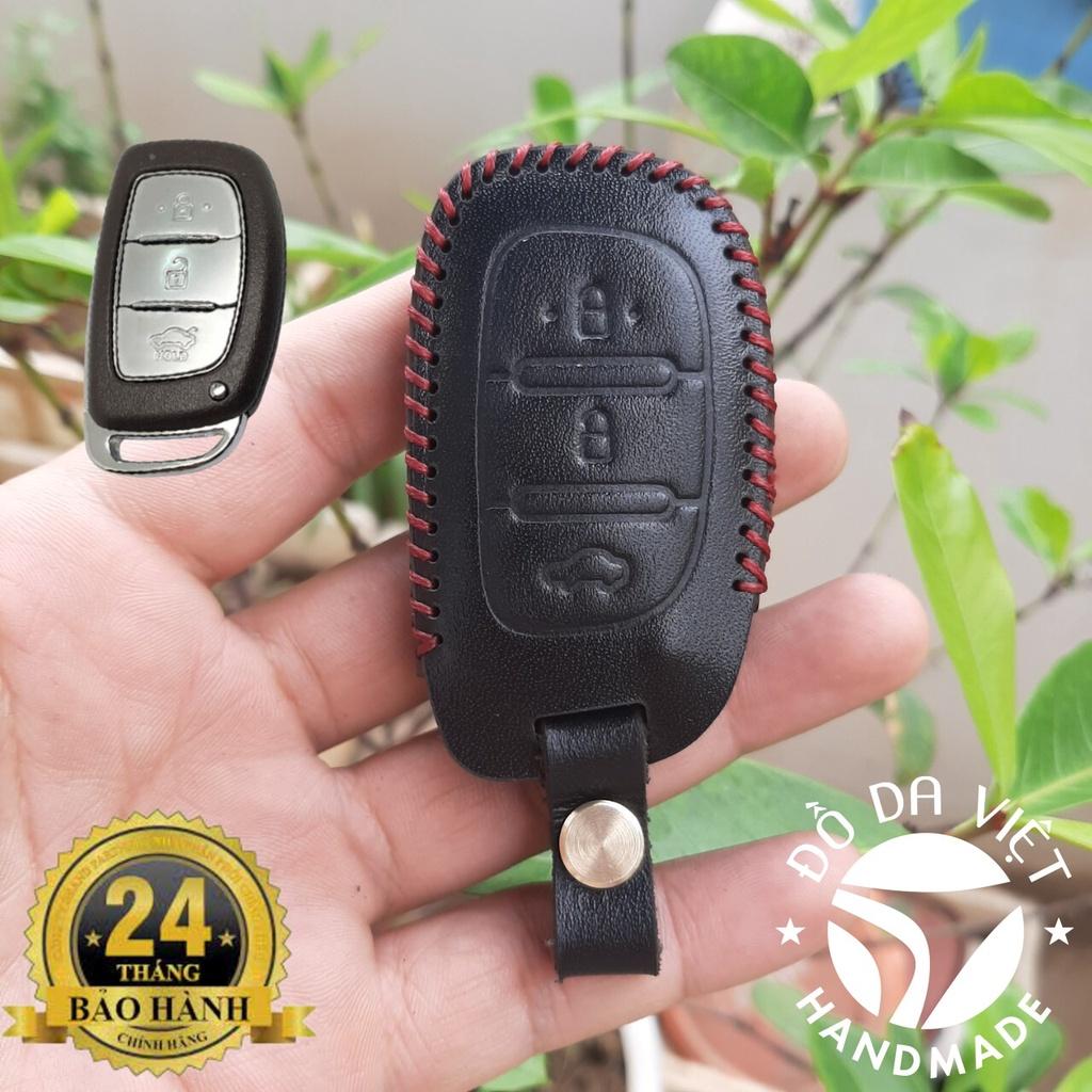 Bao Da Chìa Khóa HYUNDAI i10 2014-2023, Elantra, Tucson, i20  D a b ò thật ,, bảo hành 2 năm