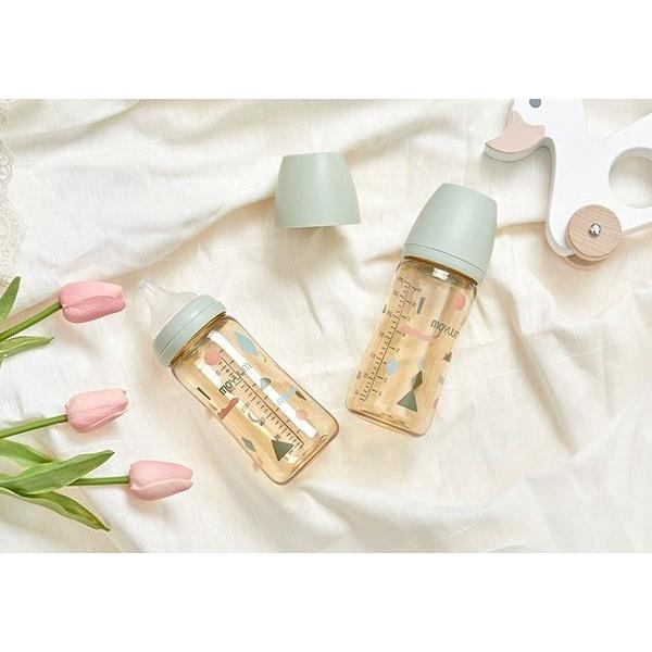 SET BÌNH SỮA 170ML VÀ 270ML MOYUUM NHỰA PPSU PHIÊN BẢN MÂY XANH (CLOUD EDITION)