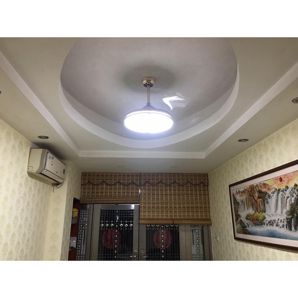 Đèn Quạt Trần Giấu Cánh Cụp Xòe Cao Cấp