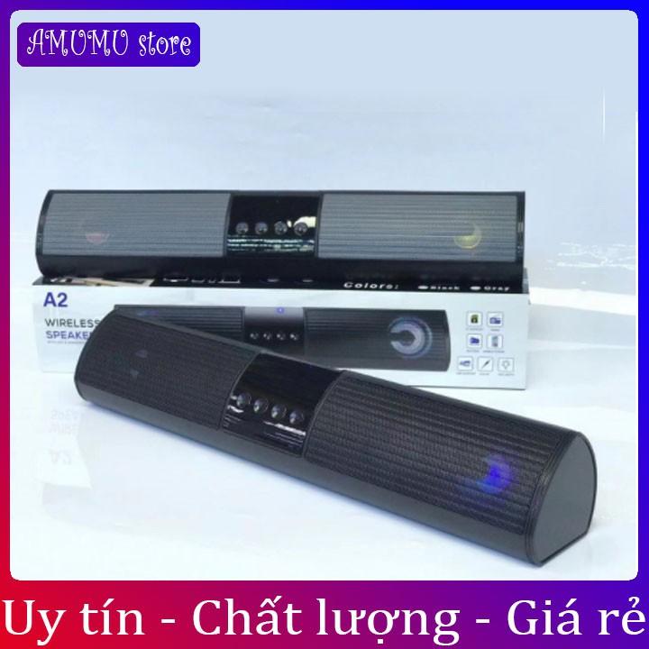 Loa bluetooth A2 hỗ trợ thẻ nhớ,đài FM,USB,BT,AUX 3.5 kiểu dáng sang trọng âm thanh chuẩn speaker