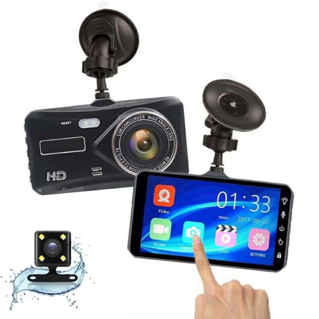 Camera hành trình ô tô K4 XETABON Full HD có màn hình cảm ứng, góc quay rộng, ghi hành trình rõ nét Bảo hành 12 Tháng