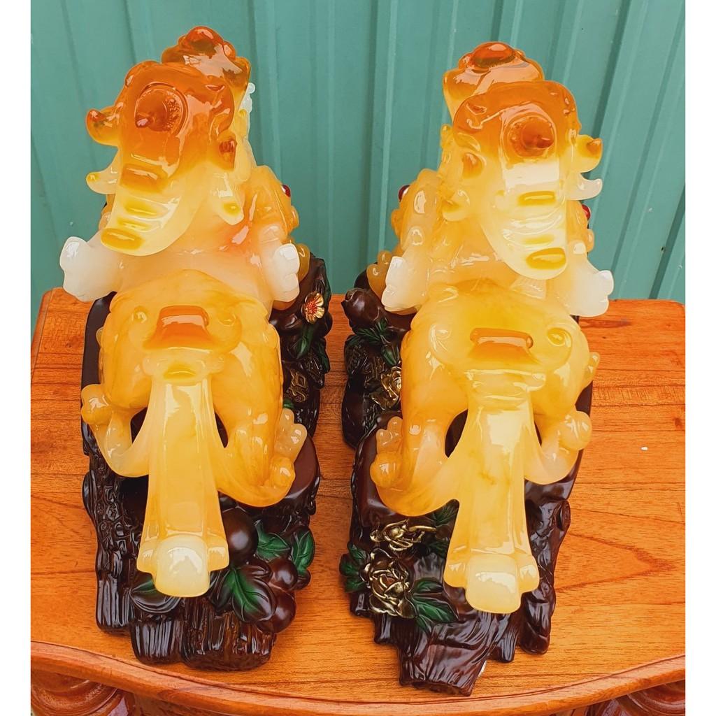 CẶP TƯỢNG TỲ HƯU CAO 24CM