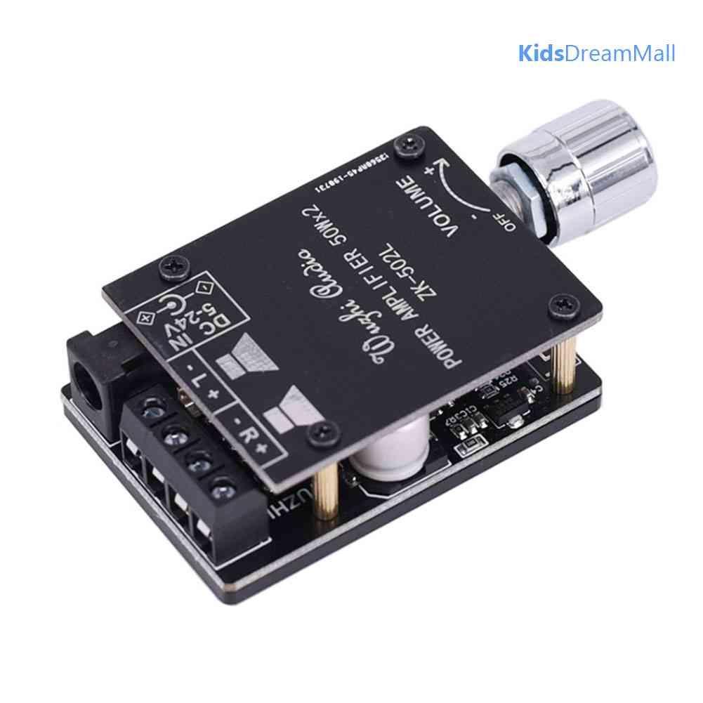 Mới Mạch Khuếch Đại Công Suất Kỹ Thuật Số ZK-502L Bluetooth-compatible 5.0