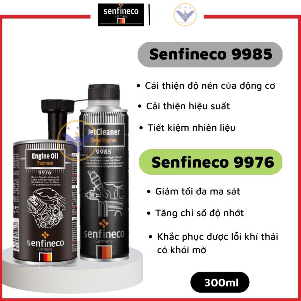 Combo Vệ Sinh Kim Phun &amp; Súc Béc Dầu Senfineco 9985 + 9976 - Made in Germany