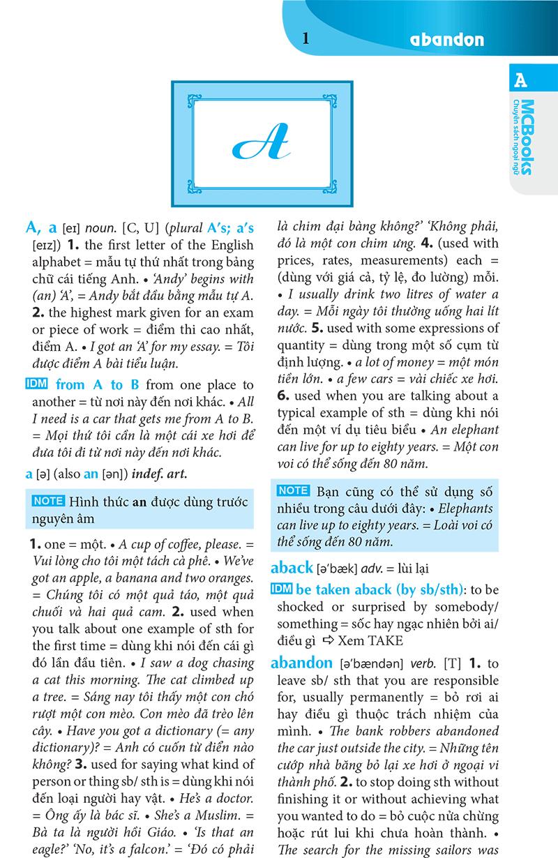 Từ điển Anh - Anh - Việt (Bìa Đen)