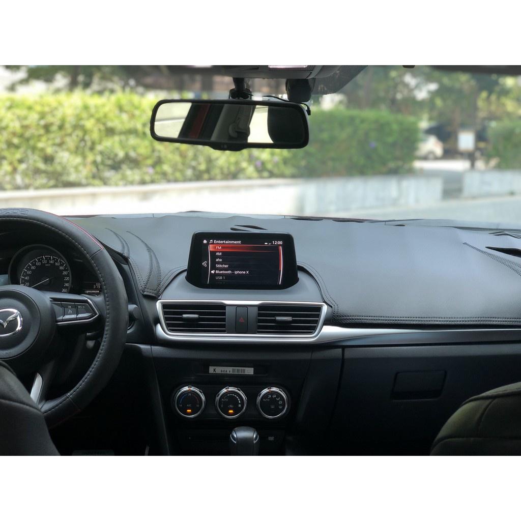 Thảm taplo Cacbon MAZDA CX8 đời 2019-2022 cao cấp, chống nóng chống trơn trượt