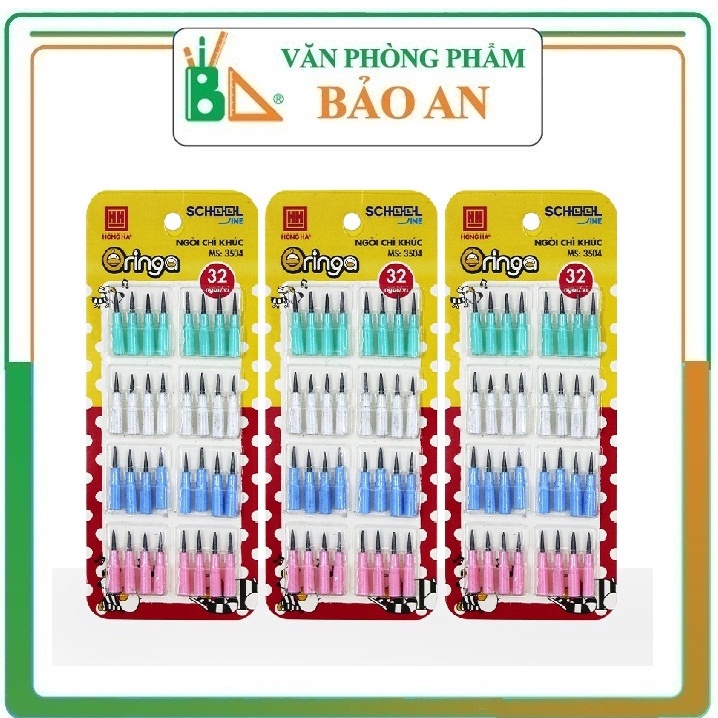 Ruột Bút Chì Khúc HB Nhiều Màu HH | Ngòi Bút Chì Đốt Thay Thế Tiết Kiệm – 3504 Cho Nét Vẽ Đều, Mịn, Bền Màu, Không Lem Nhòe, Dễ Dàng Tẩy Sạch.