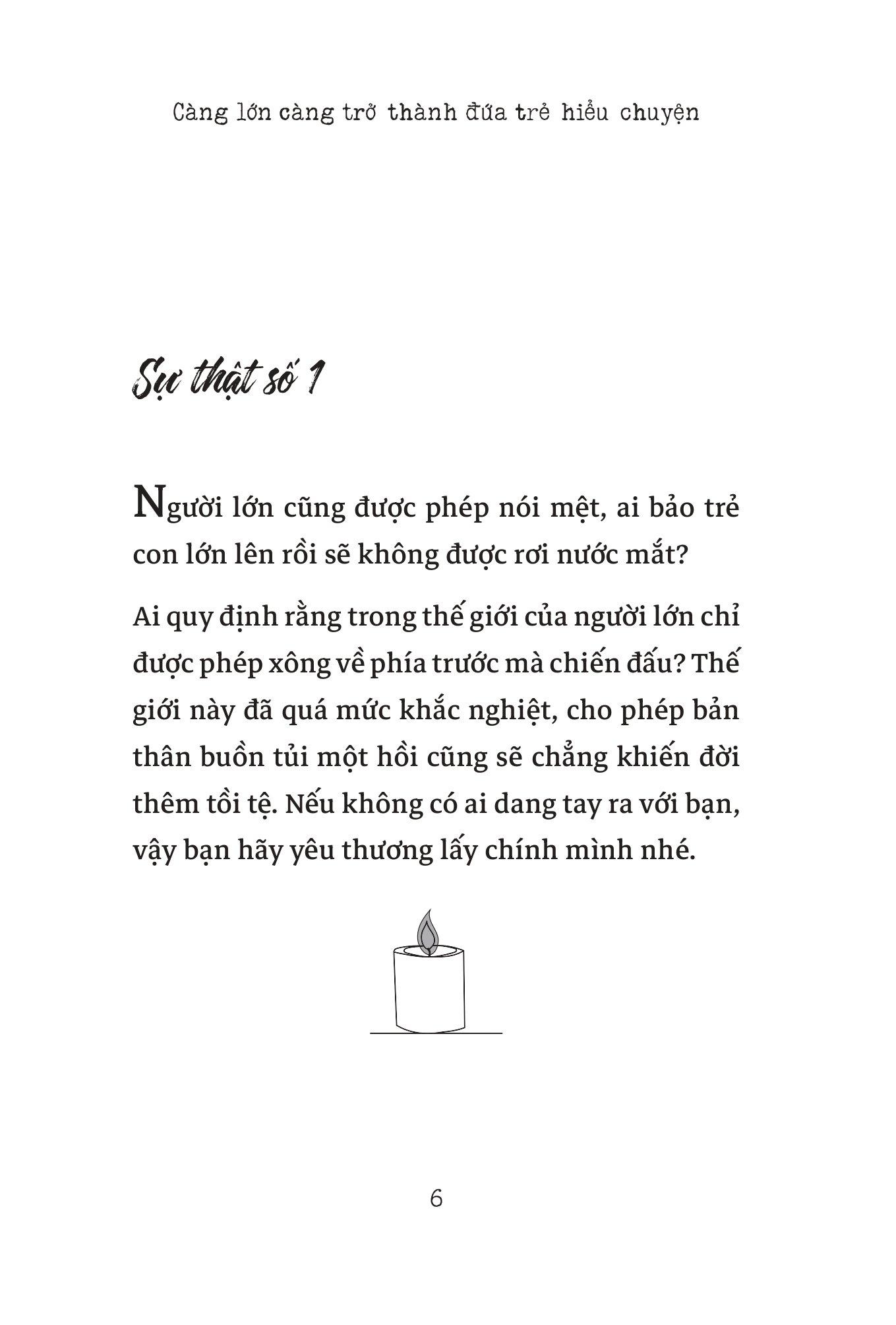 Càng lớn càng trở thành đứa trẻ hiểu chuyện - Bản Quyền