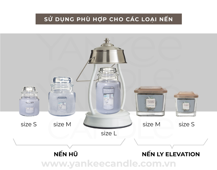 Đèn treo đốt nến Antique White