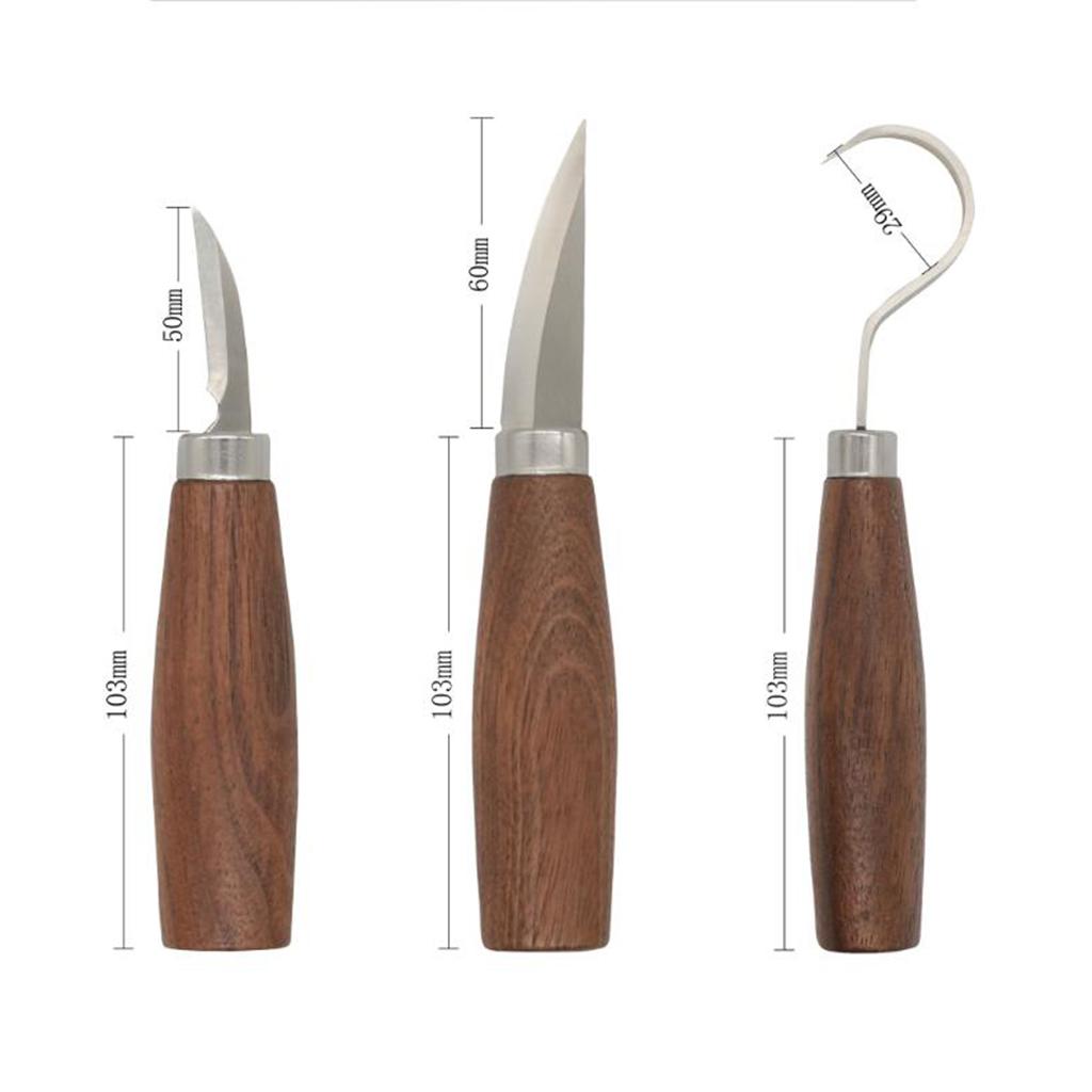 5/8pcs Wood Carving Tools Set Hook Carving Cutter Detail Cutter Oblique Knife Trimming Knife Cutter DIY Crafts Gifts for Beginners