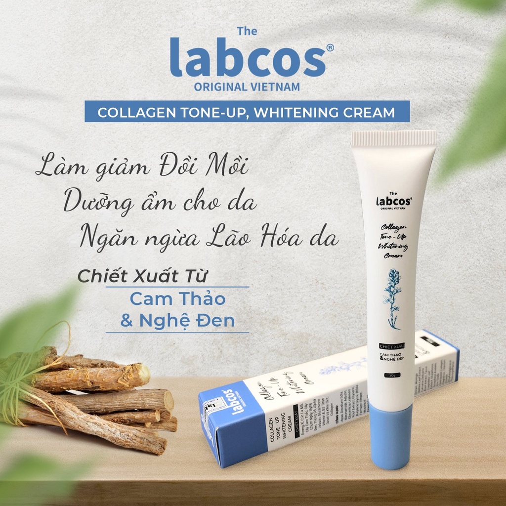 Combo 4 Món Tái Tạo Hỗ Trợ Làm Mờ Nám Dưỡng Trắng Da Đẳng Cấp The Labcos Original