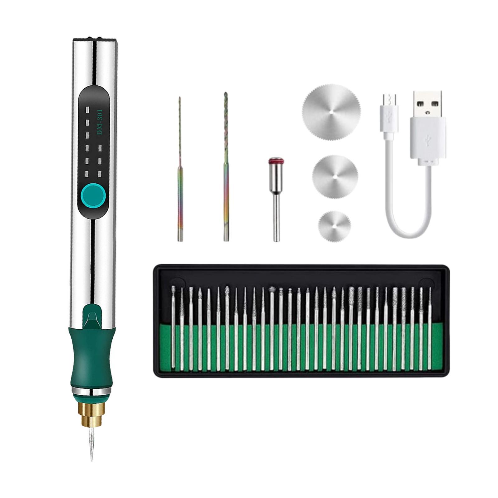 Mini Micro Engraver Pen Jewelry Engraving Tool Kit Precision