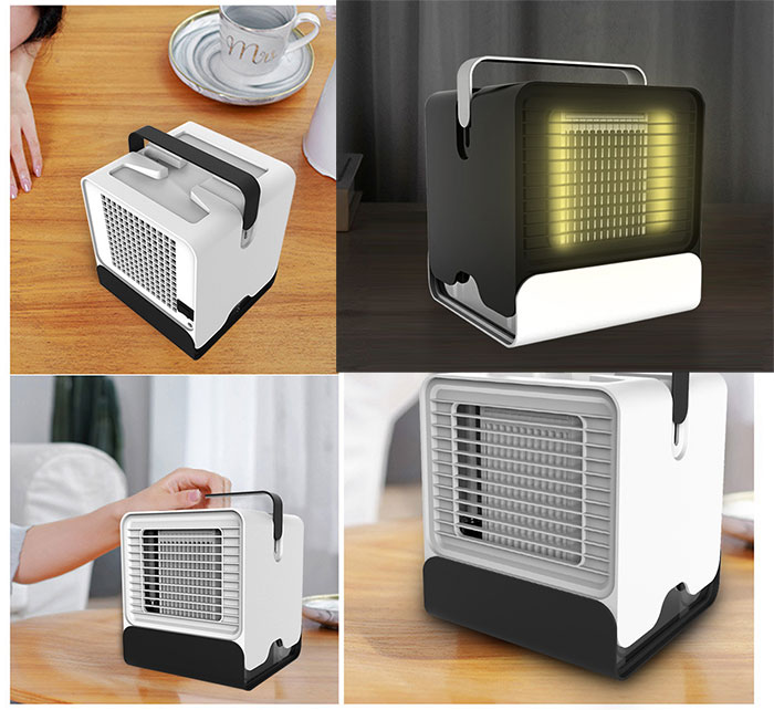 Quạt điều hòa mini để bàn Air Cooler LFJ-08 2in1