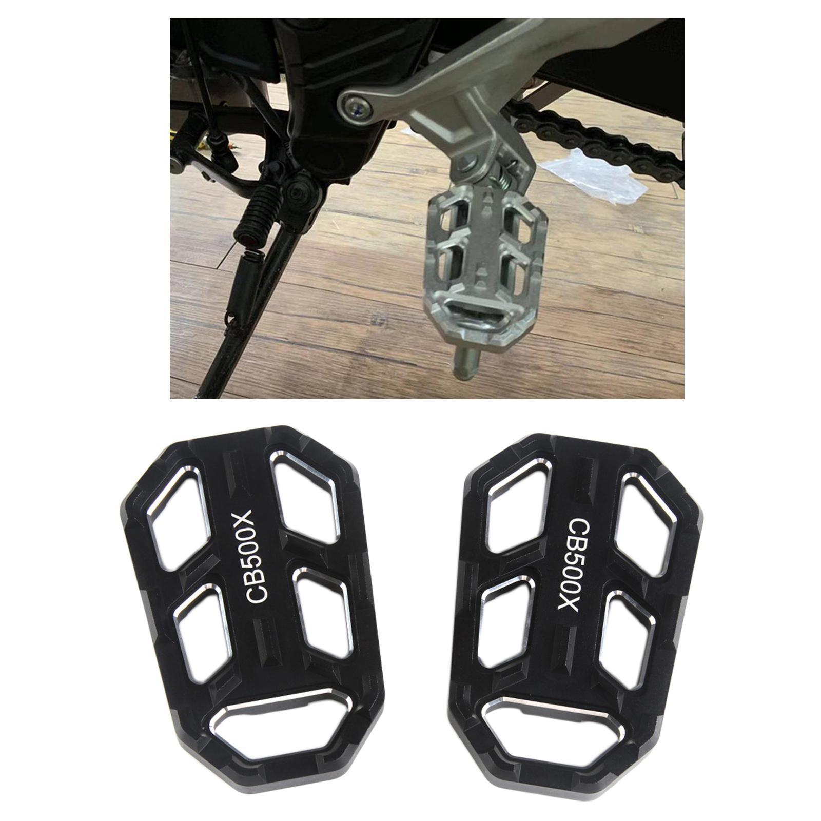 Motorcycle Pedals Rest Footrests for CB500X Accessories Black