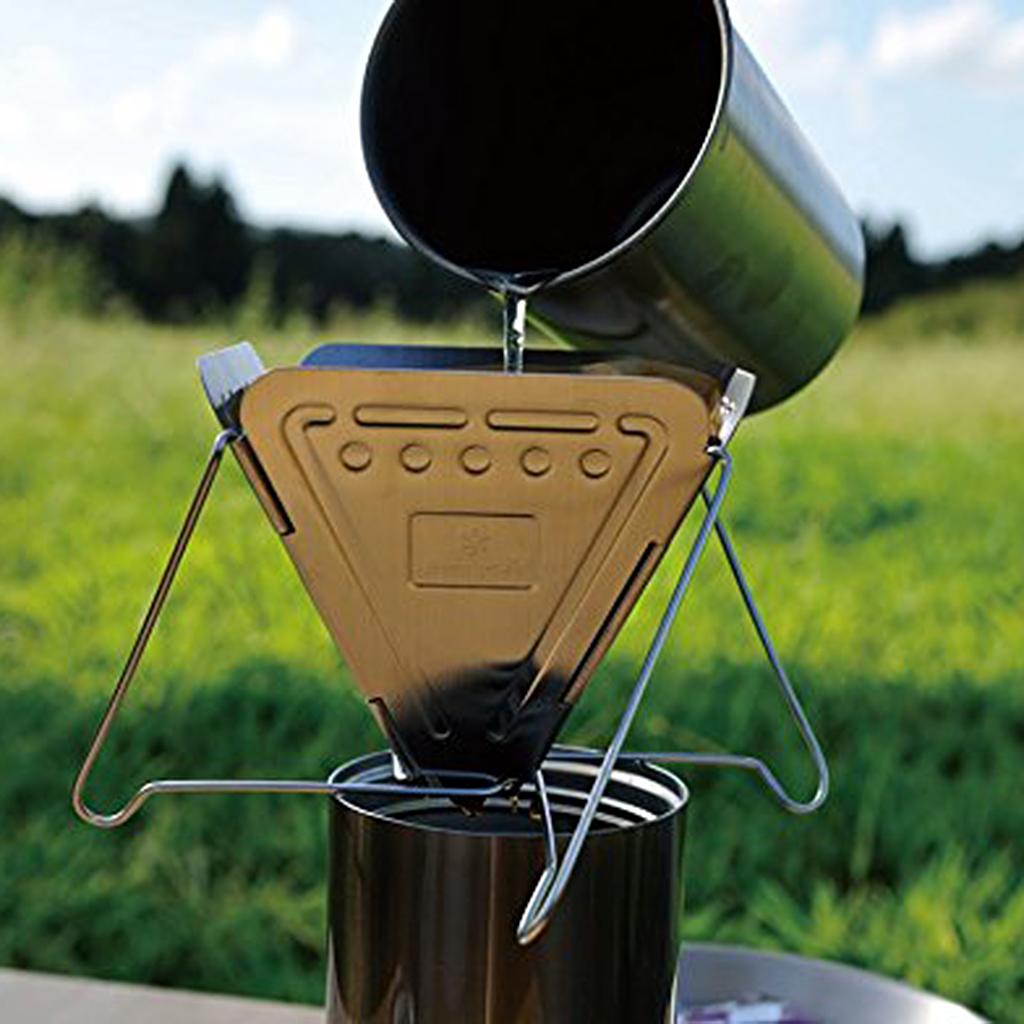 Portable Outdoor Coffee Filter Stand Stainless Steel Folding Coffee Drip