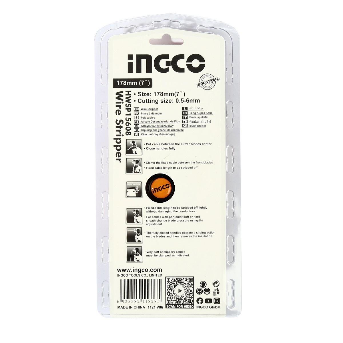 KÌM TUỐT DÂY ĐIỆN MỎ QUẠ INGCO HWSP15608 - HÀNG CHÍNH HÃNG