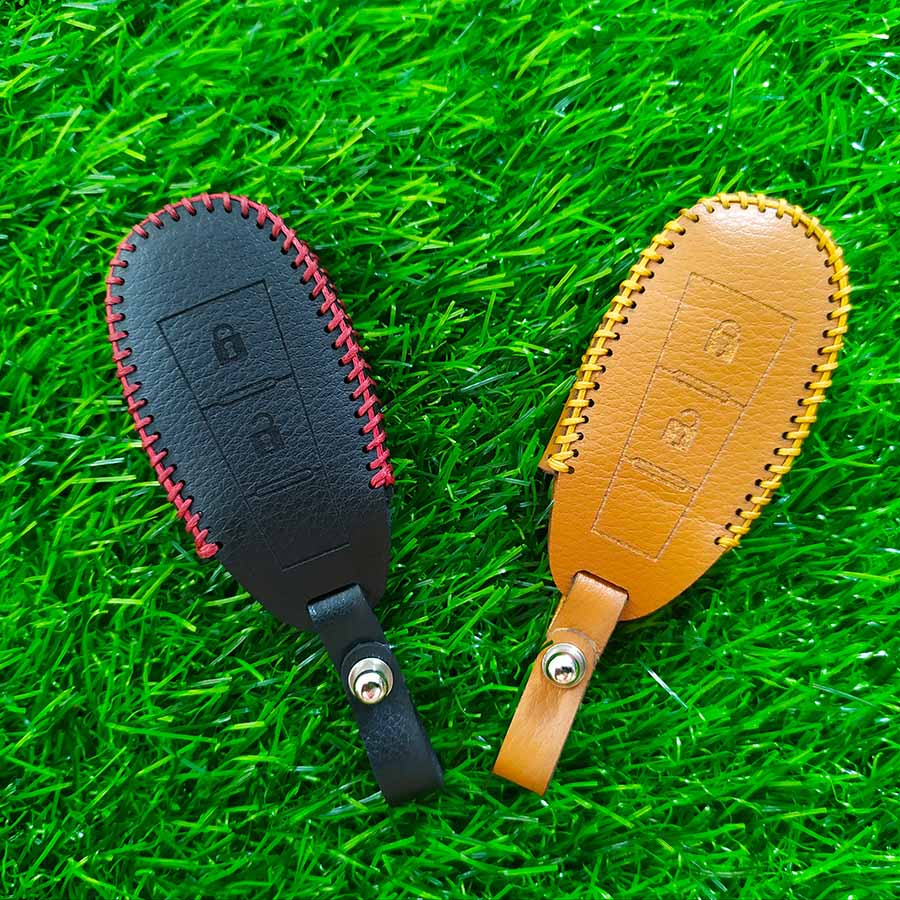 Bao da chìa khóa smartkey xe hơi Suzuki S-Cross Grand Vitara Ignis Liana Samurai Swift Sx4