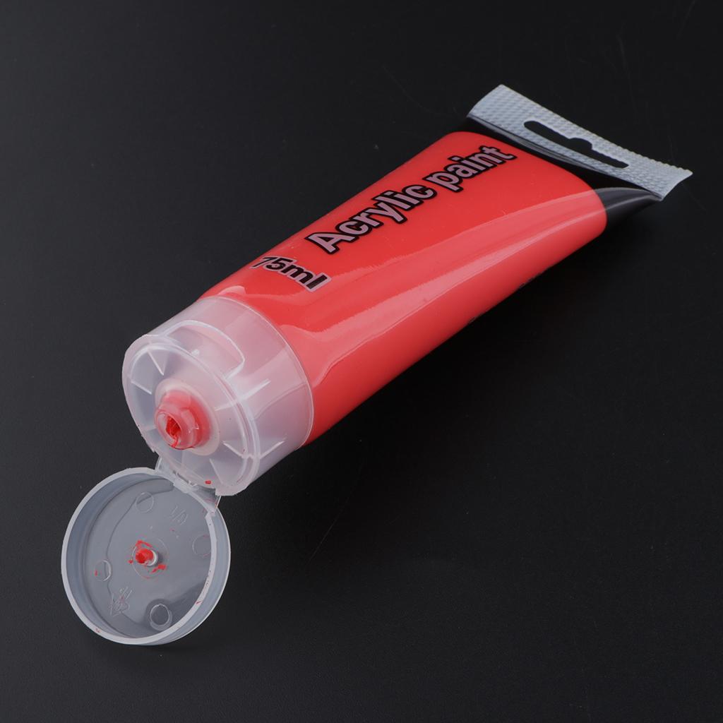 Chiwanji 6 Ống 75 Ml Sơn Acrylic Bộ Sắc Tố Tranh Nghệ Thuật Vẽ Cung Cấp